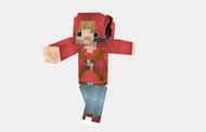 This skin's likeness to PewDiePie is unmistakable (Image via TinyKender/MinecraftSkins.net)